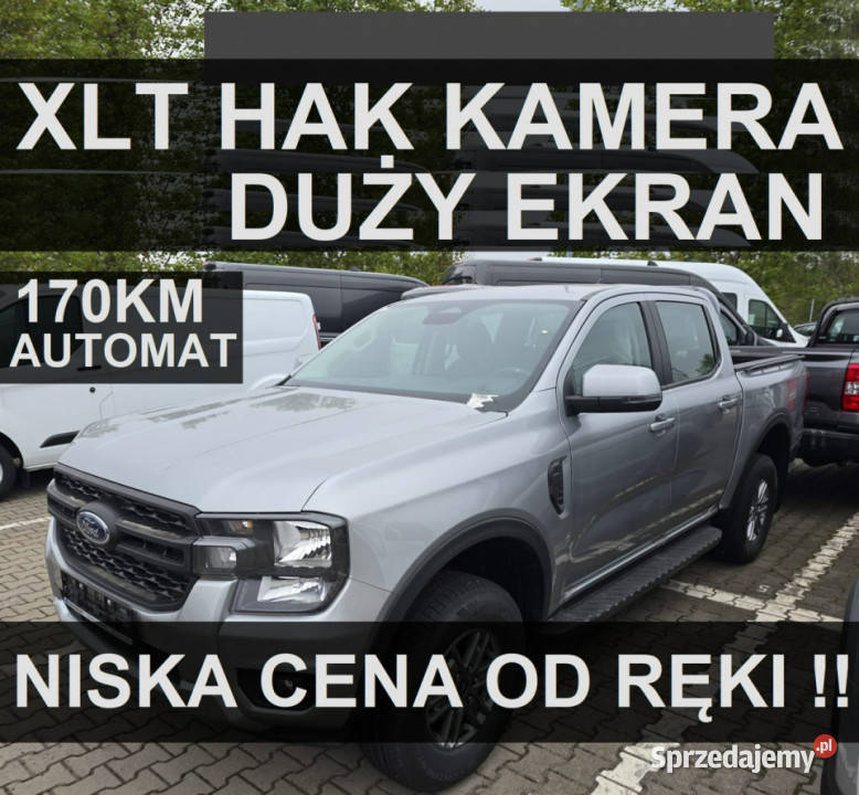 Ford Ranger Nowy Ranger XLT 170KM 4x4 Kamera Dostępny od ręki Niska Cena 2…