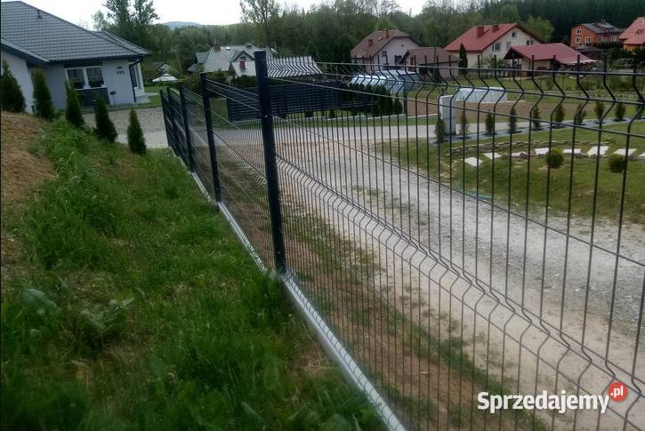 Ogrodzenie kompletne 153x250 kolor podmurówka małopolskie Gorlice