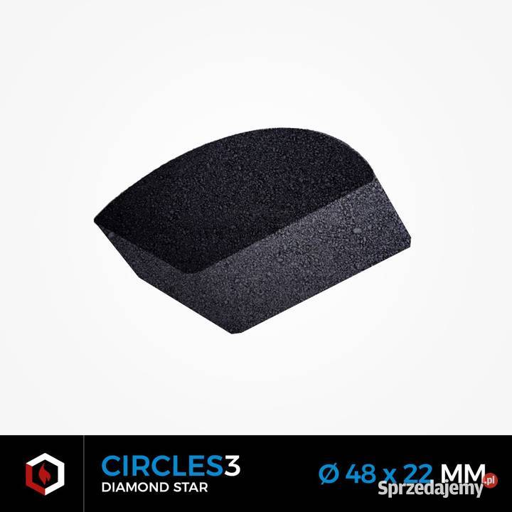 Blackcocos Circles3 Diamond Star Węgiel do Fajki Łódź