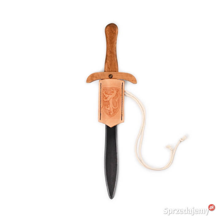 Malowany Miecz Drewniany i Skórzany Pendant Szczecin