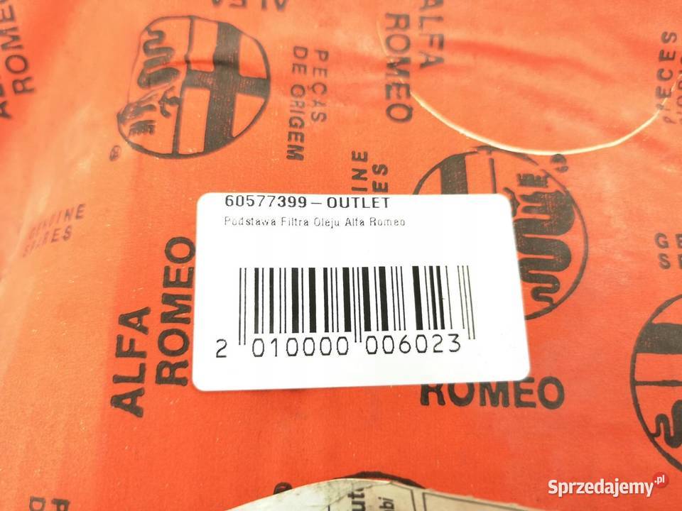 PODSTAWA FILTRA OLEJU ALFA ROMEO 155 17 18 20