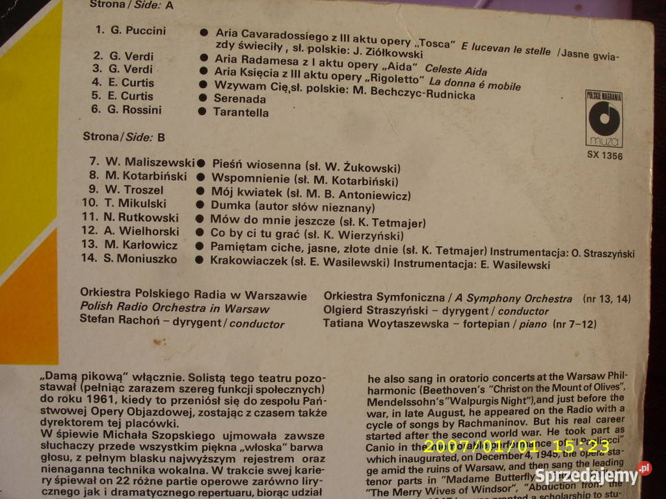 S Plyta winylowa 97 Rock LPRYSZARD SYGITOWICZBEZ Wołów sprzedam