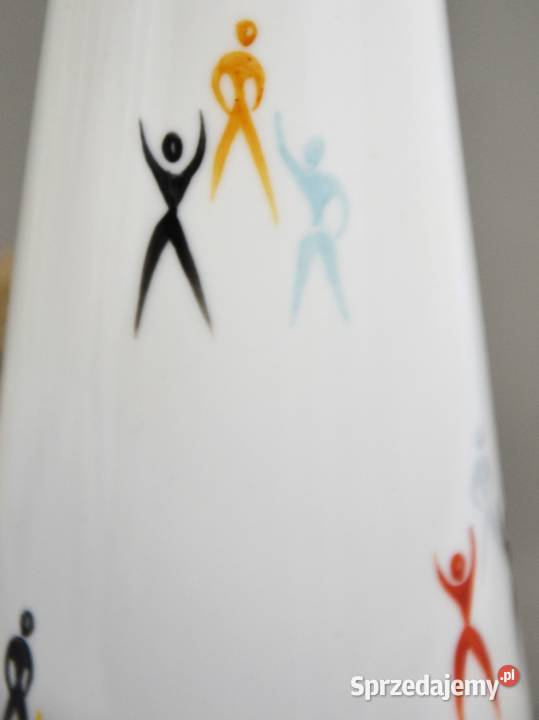 look lampa stołowa porcelana Hollohaza pikasy Bronisze sprzedam