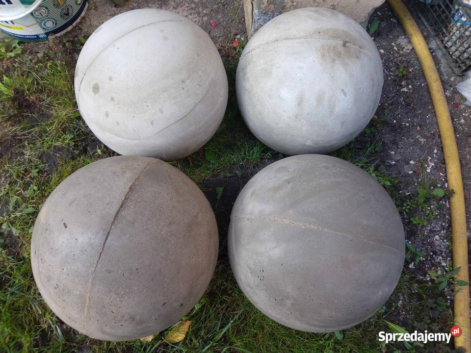 Kula betonowa ogrodowa cementowa 50 pełna kule Łódź
