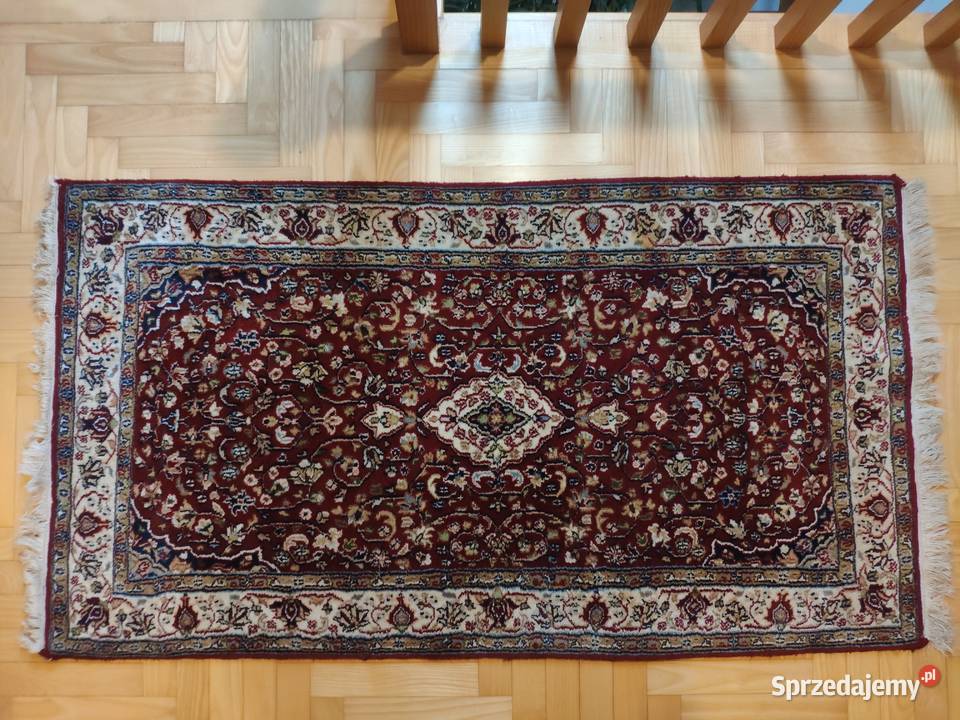 Wełniany ręcznie tkany perski dywan dywanik 87 X małopolskie Kraków