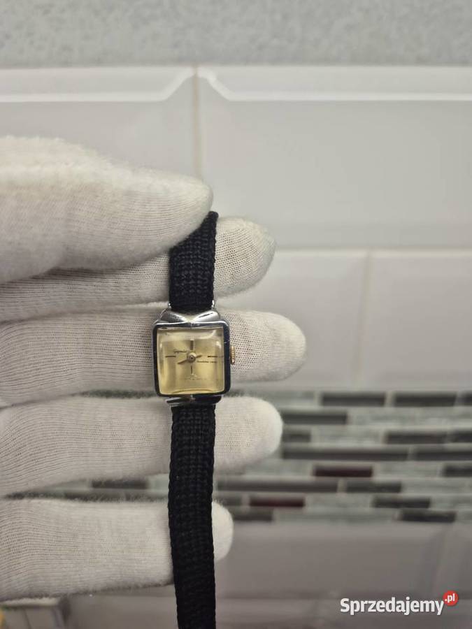 Art Deco damski zegarek vintage Gigandet Chorzów