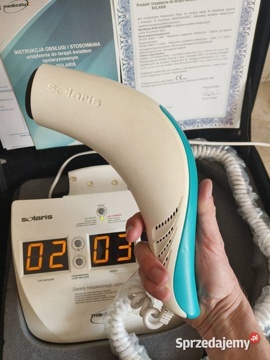 Lampa Solaris Medicolux terapia światłem Łódź sprzedam