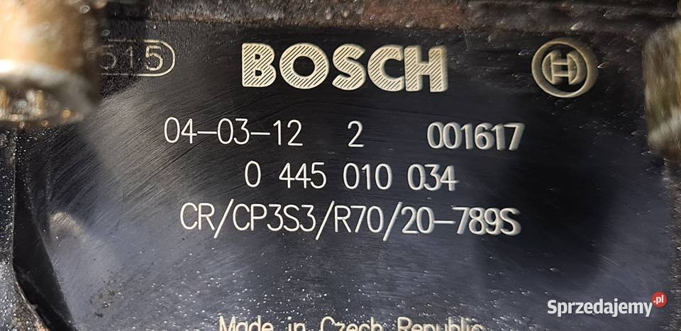 Pompa Wtryskowa Chrysler 25CRD 0445010034 Suchedniów