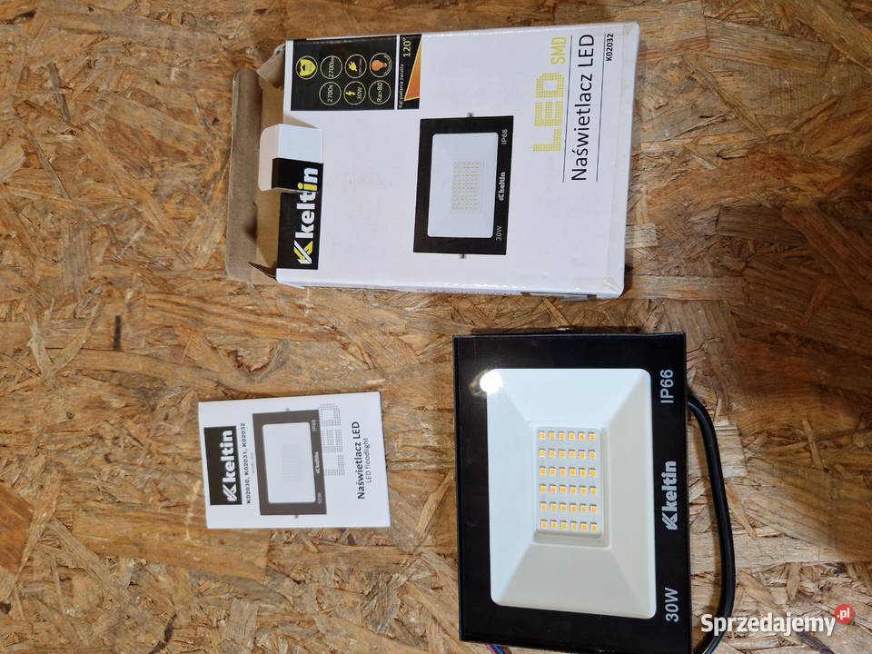 Naświetlacz LED 30W barwa biała ciepła 2700K Pompy ciepła Głogowa