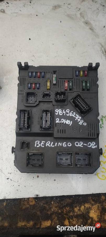 citroen peugeot 20hdi skrzynka BSI 9649627780 Kielce