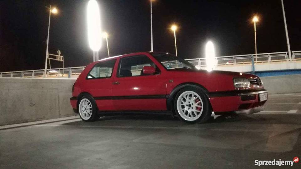 Vw Volkswagen golf 3 Gti czerwony Golf podkarpackie Rudna Wielka