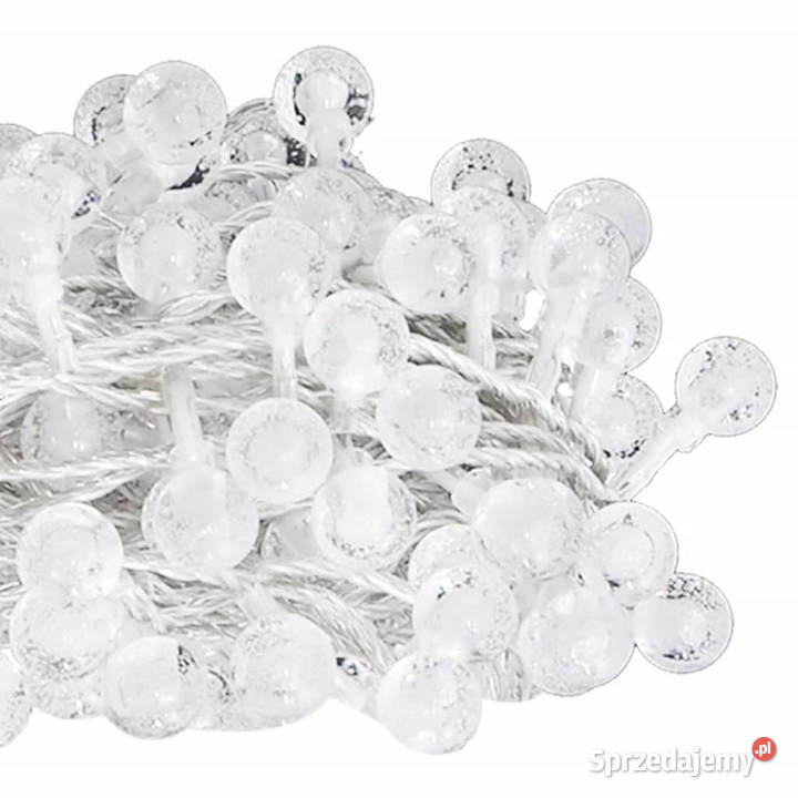 Lampki świąteczne 40 m 400 diod LED zimna biel 8 Warszawa sprzedam