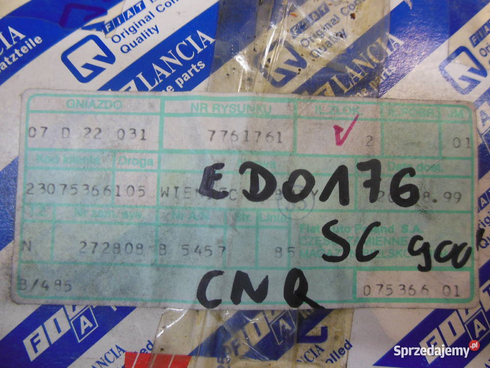 KOŁO ZĘBATE DYFERENCJAŁU FIAT CINQUECENTO śląskie Kozy