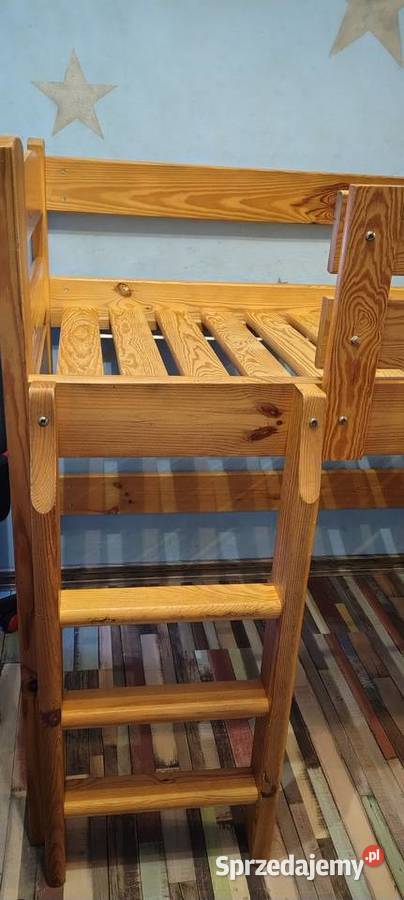 łóżko piętrowe BOSS sosna kolor naturalny Proszowice