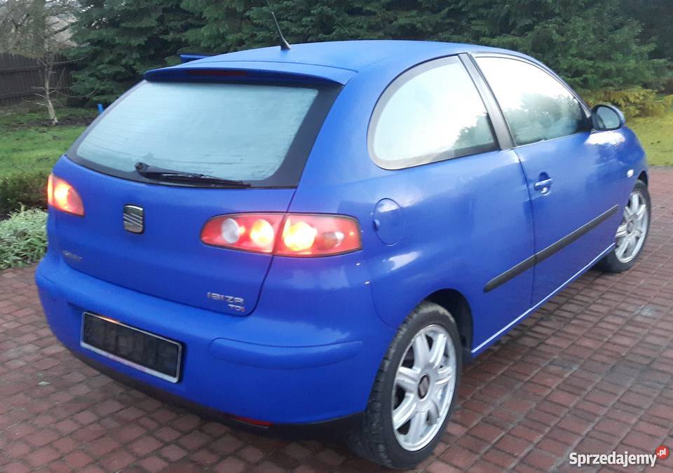 SEAT IBIZA 19 TDI 2004r 3d niebieski 216 Długa Goślina