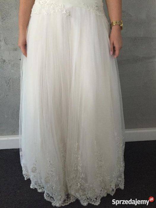 Suknia ślubna MS MODA Kamilla Ecri 3638 biały Warszawa