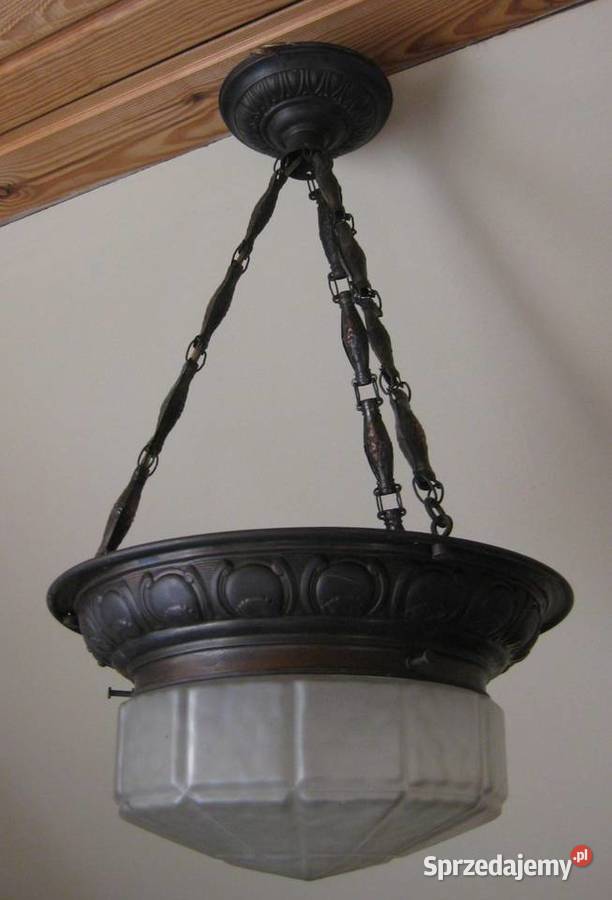 łampa przedwojenna lata 1920 r wielkopolskie Poznań