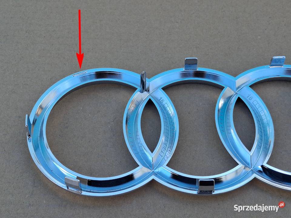 AUDI Q7 4M EMBLEMAT ZNACZEK GRILLA ATRAPY CHROM Bieleń