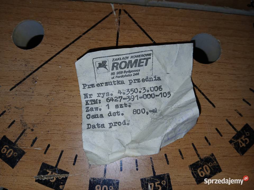 Romet przerzutka przednia Oryginalna nieużywana Sport i Wypoczynek