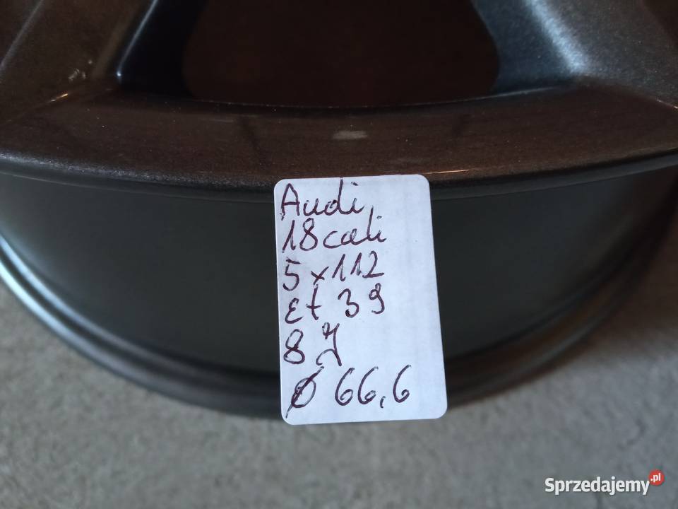 Felgi Audi 18 5x112 et39 8J grafit A4 A5 A6 Q3 świętokrzyskie