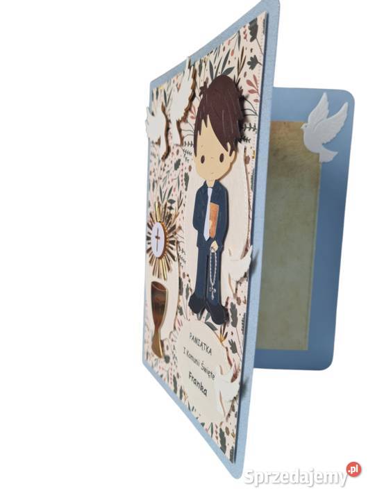 Kartka okolicznościowa Komunia chłopca Brzeziny sprzedam