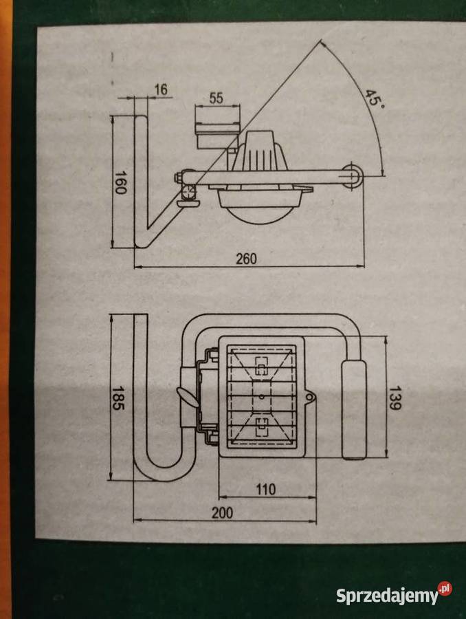 Naświetlacz halogenowy przenośny 150W Olkusz