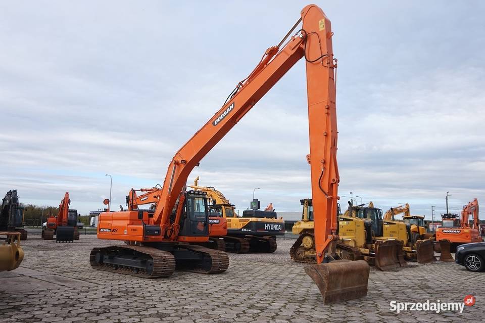 DOOSAN DX 225 Long Reach Koparki Tuliszków sprzedam