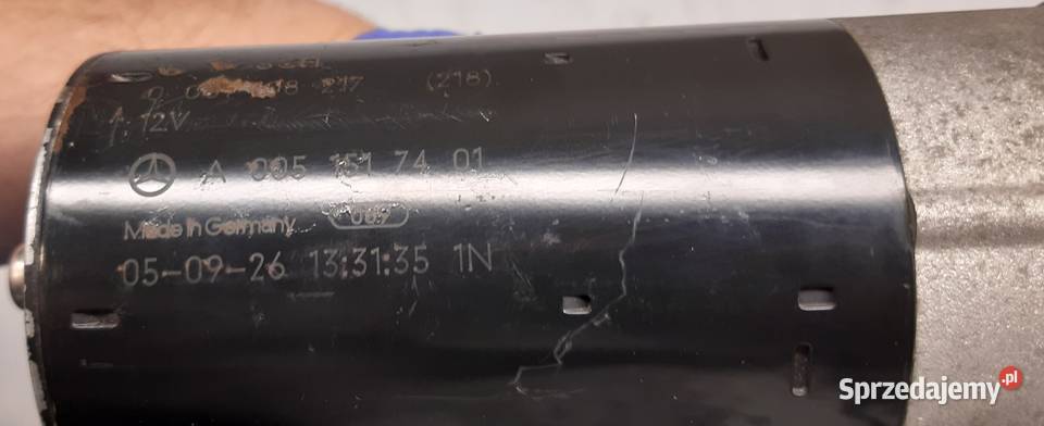 ROZRUSZNIK MERCEDES W169 W245 W414 A0051517401 Silniki i osprzęt Mielęcin