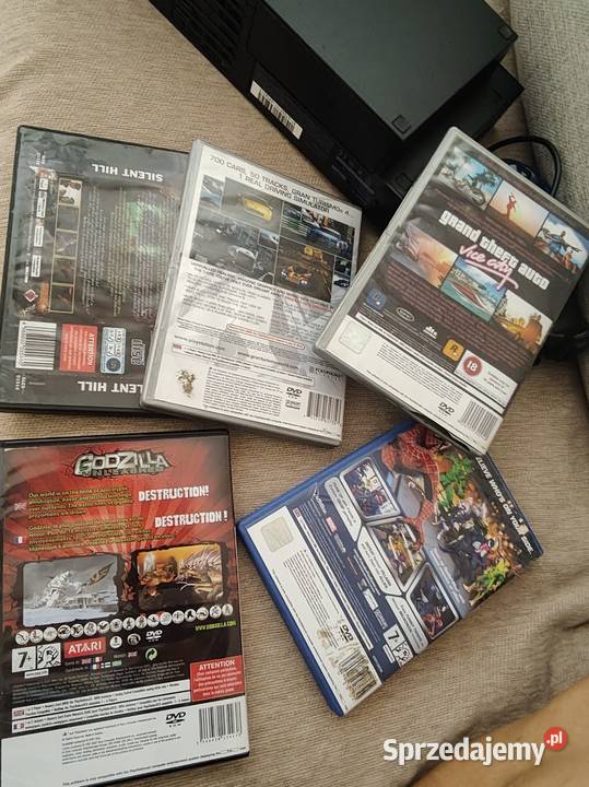 Konsola 2 classic Fat 2 x pad gry Sony Playstation 2 mazowieckie Warszawa