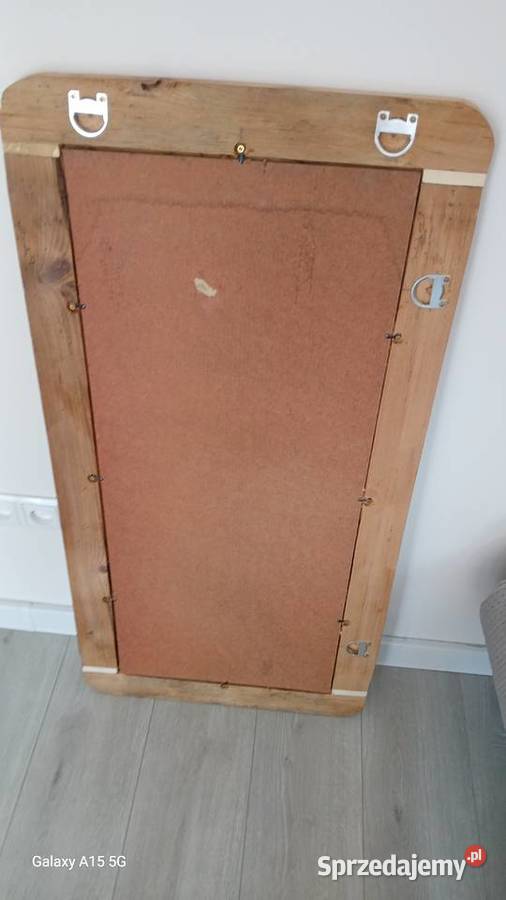 Duże lustro w drewnianej ramie dolnośląskie Wałbrzych sprzedam