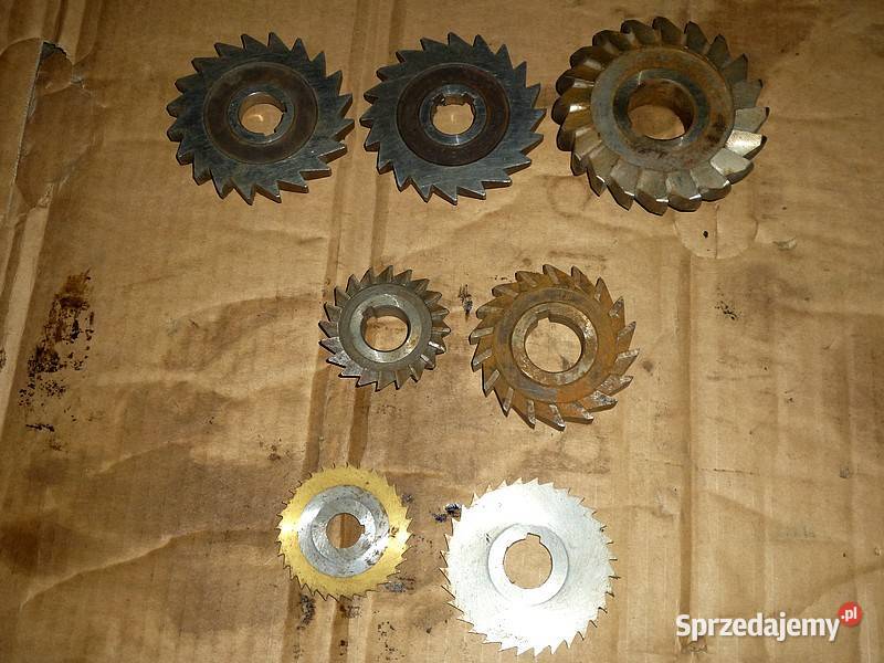 frezy krążkowe kształtowe i piłkowe