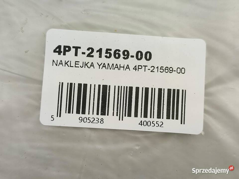 NAKLEJKA NA BŁOTNIK YAMAHA XT600E 19951996