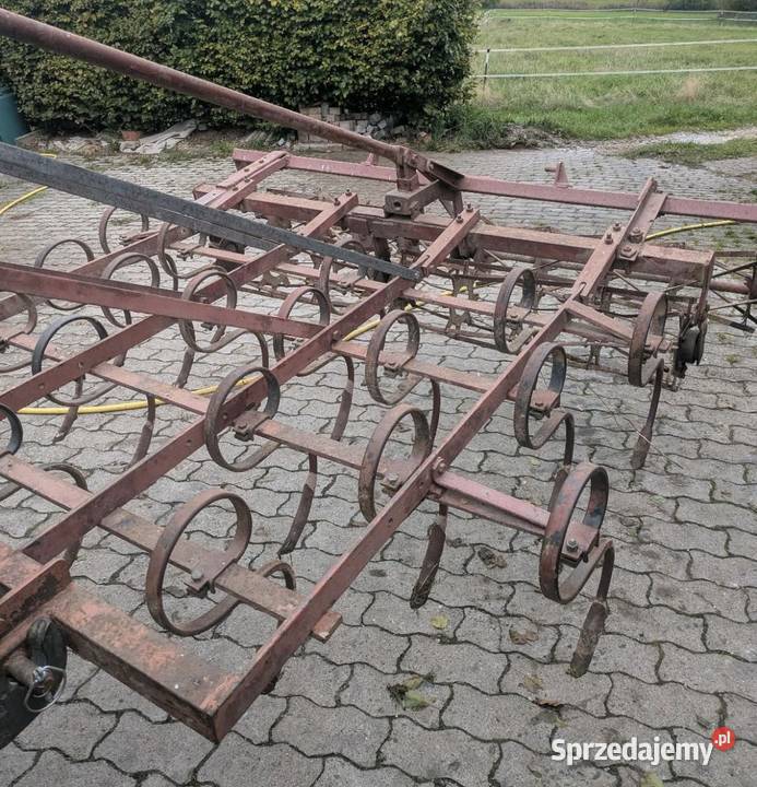 Kultywator 2 m z podwójnymi wałkami nieuszkodzony Piotrów-Gułaczów