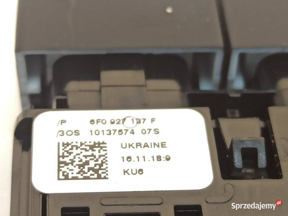 SEAT ARONA IBIZA PANEL PRZEŁĄCZNIK 6F0927137F