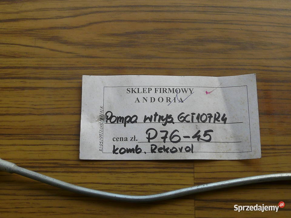 Pompa wtryskowa Bizon Rekord nieuszkodzony Jarosławiec