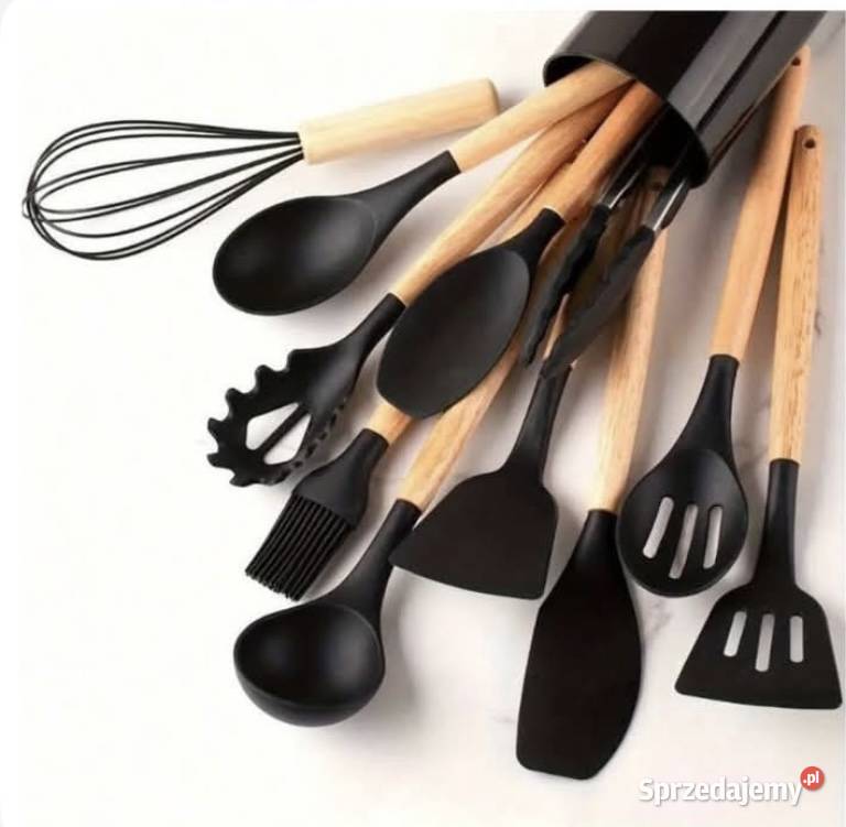 59 Przybory kuchenne silikonowe 12 sztuk Zabrze