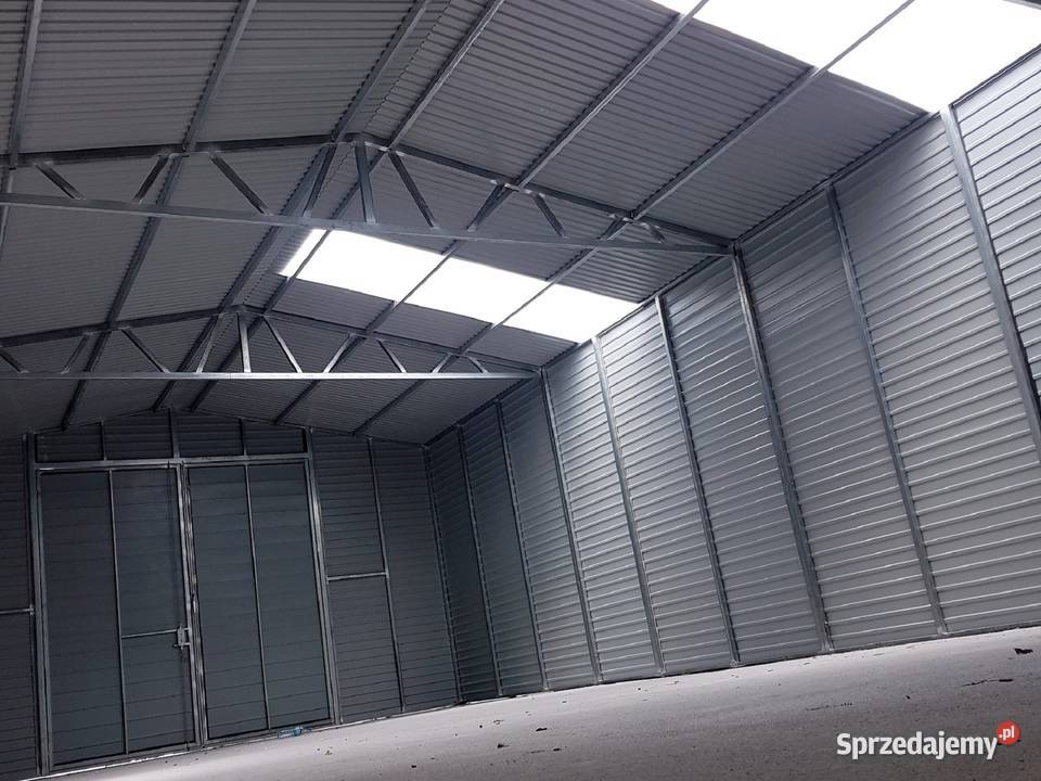 Blaszana hala 612m złamana biel grafit Sprzedaż Kraków