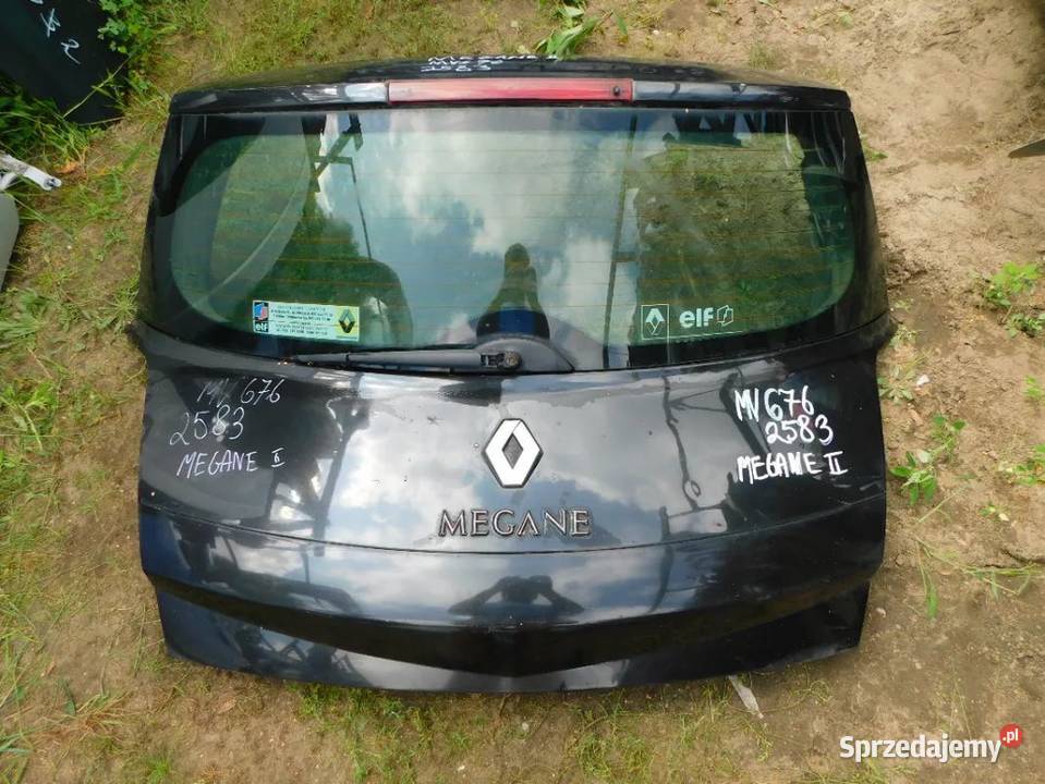 megane II klapa kolor NV676 2583 WYSYŁKA osobowe Pozostałe Części samochodowe sprzedam
