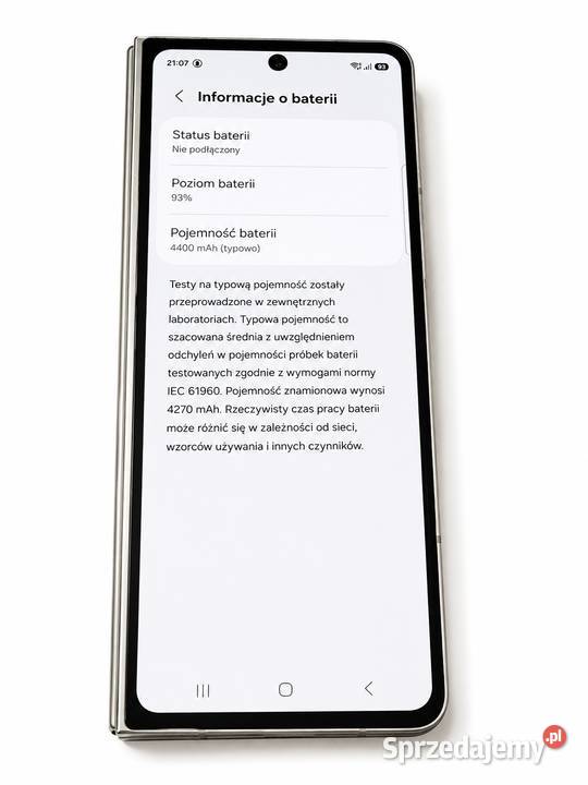Samsung Galaxy Z Fold5 512GB 12GB Cream 5G z Bydgoszcz