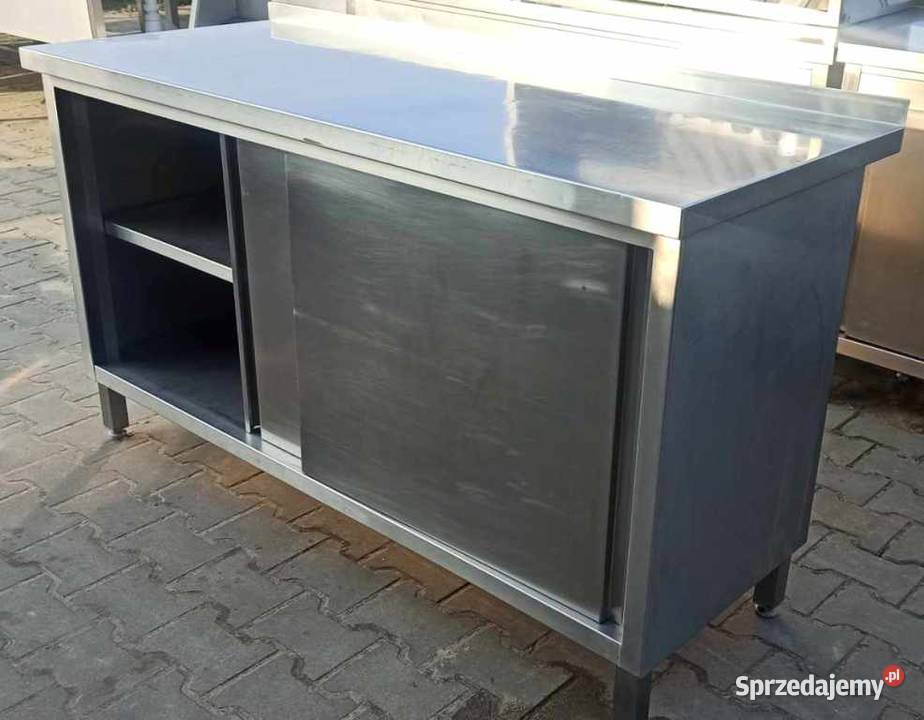Stół Gastro z Szafką Drzwi Suwane 1506085 S 870O Gastronomia