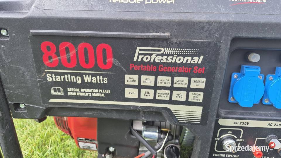 Agregat prądotwórczy 65 kW AVR odpalany z