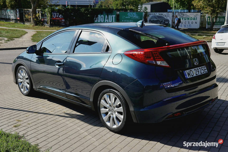 Honda Civic salon Polska serwis ASO wersja Sport 189000km Warszawa