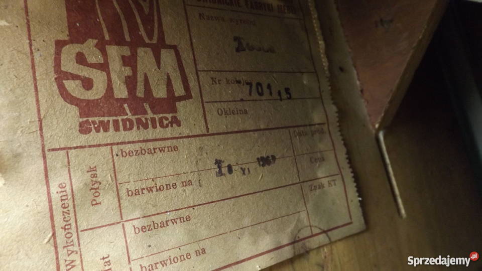 Stary telewizor DIORA TOSCA 1967 r Grodziczno
