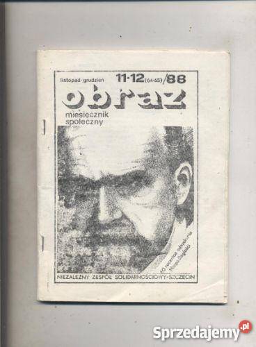 Obraz miesięcznik społeczny 1112 646588 Książki i Podręczniki Szczecin