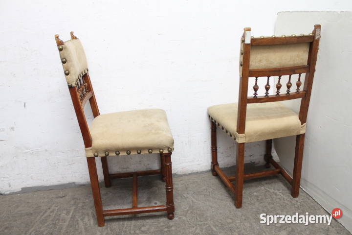 Stylowe krzesła tapicerowane. 11280