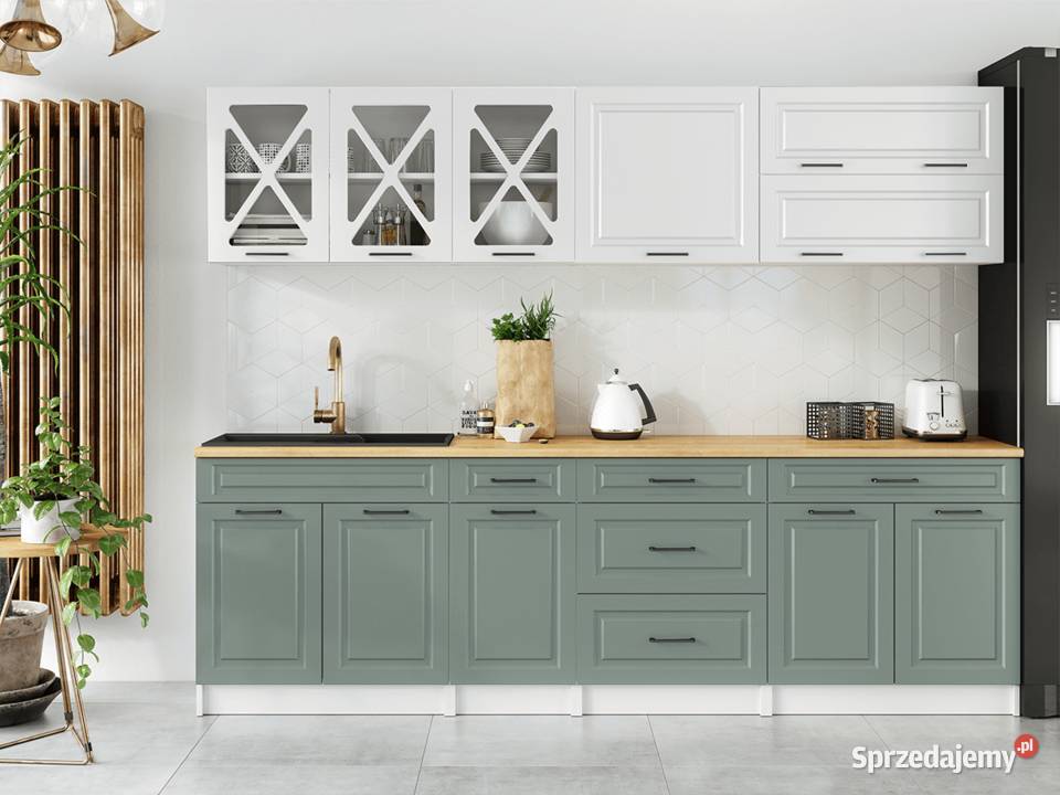 Kuchnia TURID 26 m BIAŁY MAT DENIM MAT Brody