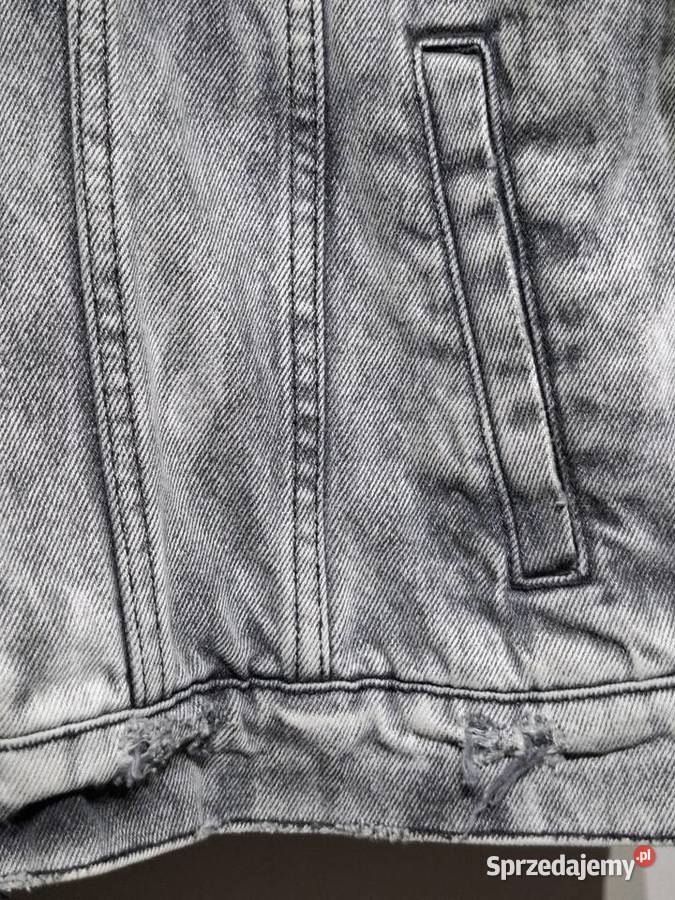 Kurtka M jeansowa Zara Man acid wash przecierana małopolskie Kraków sprzedam