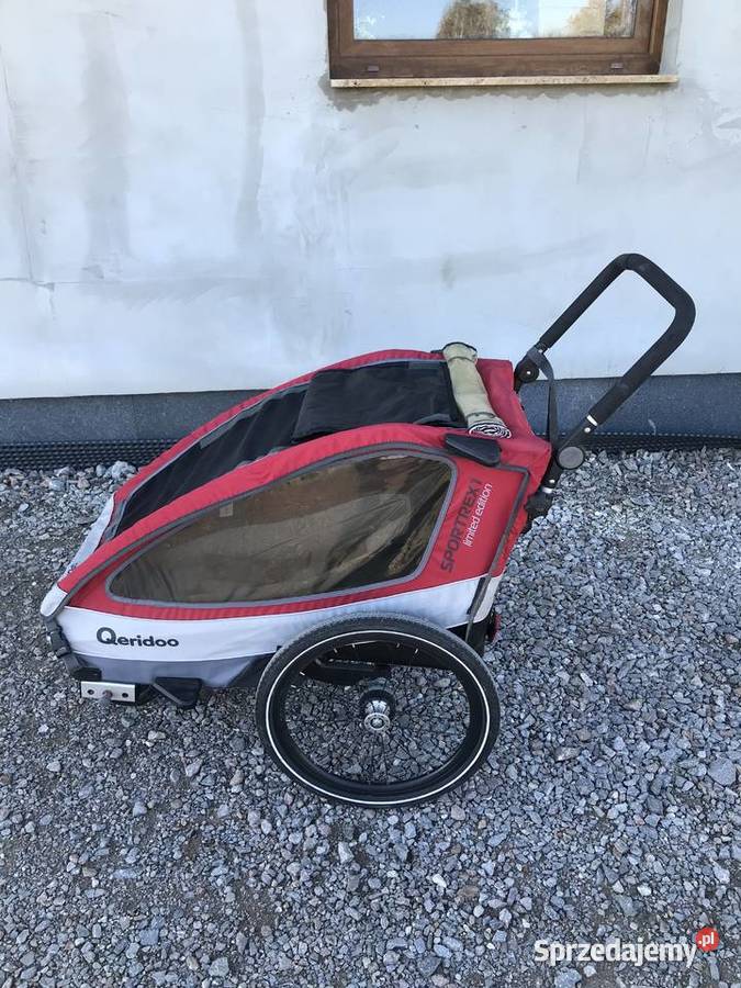 Przyczepka rowerowa Qeridoo Spotrex1 z hamakiem Kranów sprzedam