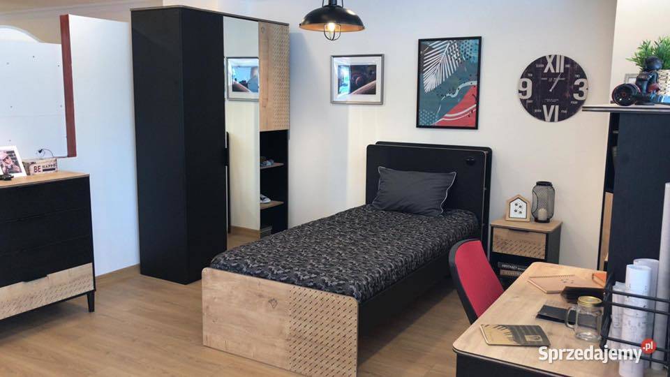 Biurko młodzieżowe Black 138cm Warszawa sprzedam