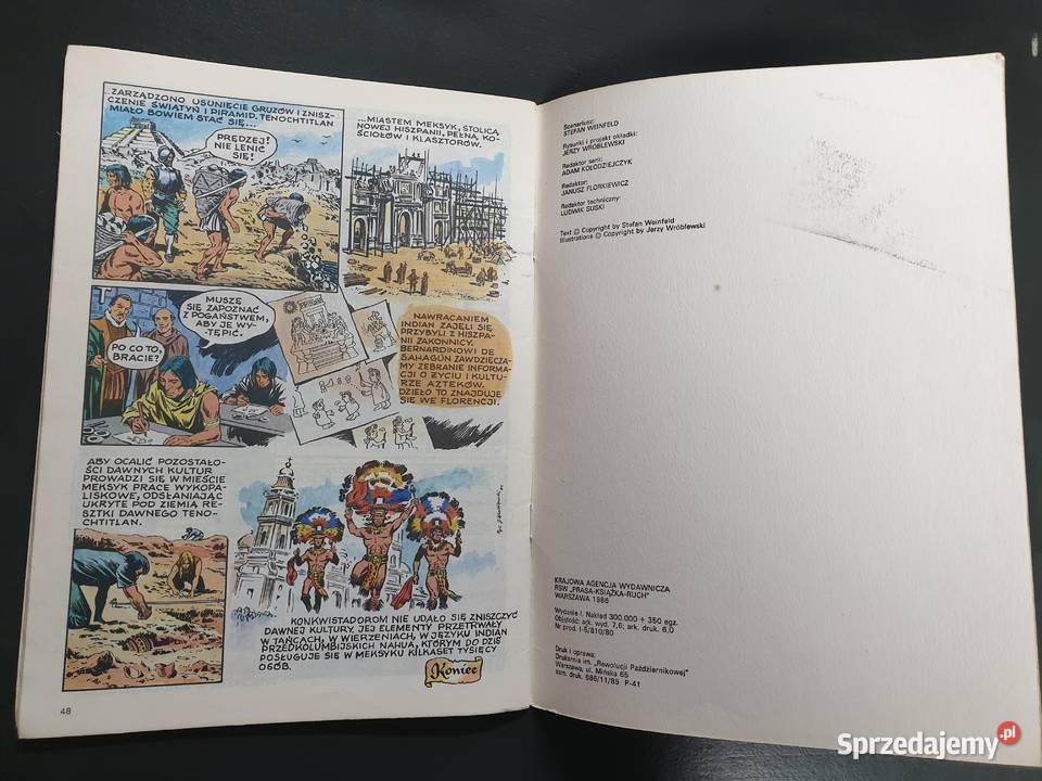 Herman Cortez i Podbój Meksyku Jerzy Wróblewski historyczne i wojenne Gdynia